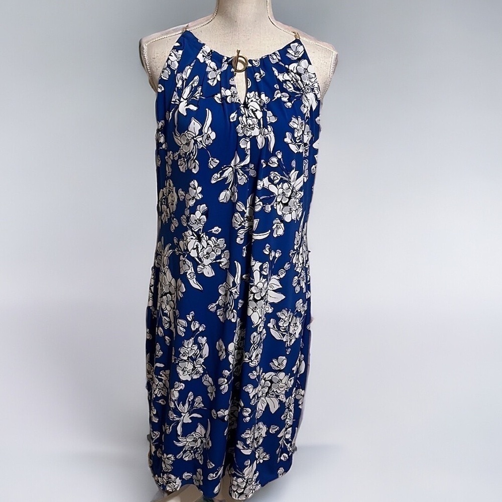 Ivanka  Trump summer dress. Blue/white , sz XL